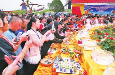 第三届万安湖生态鱼烹饪大赛暨客家特色美食节